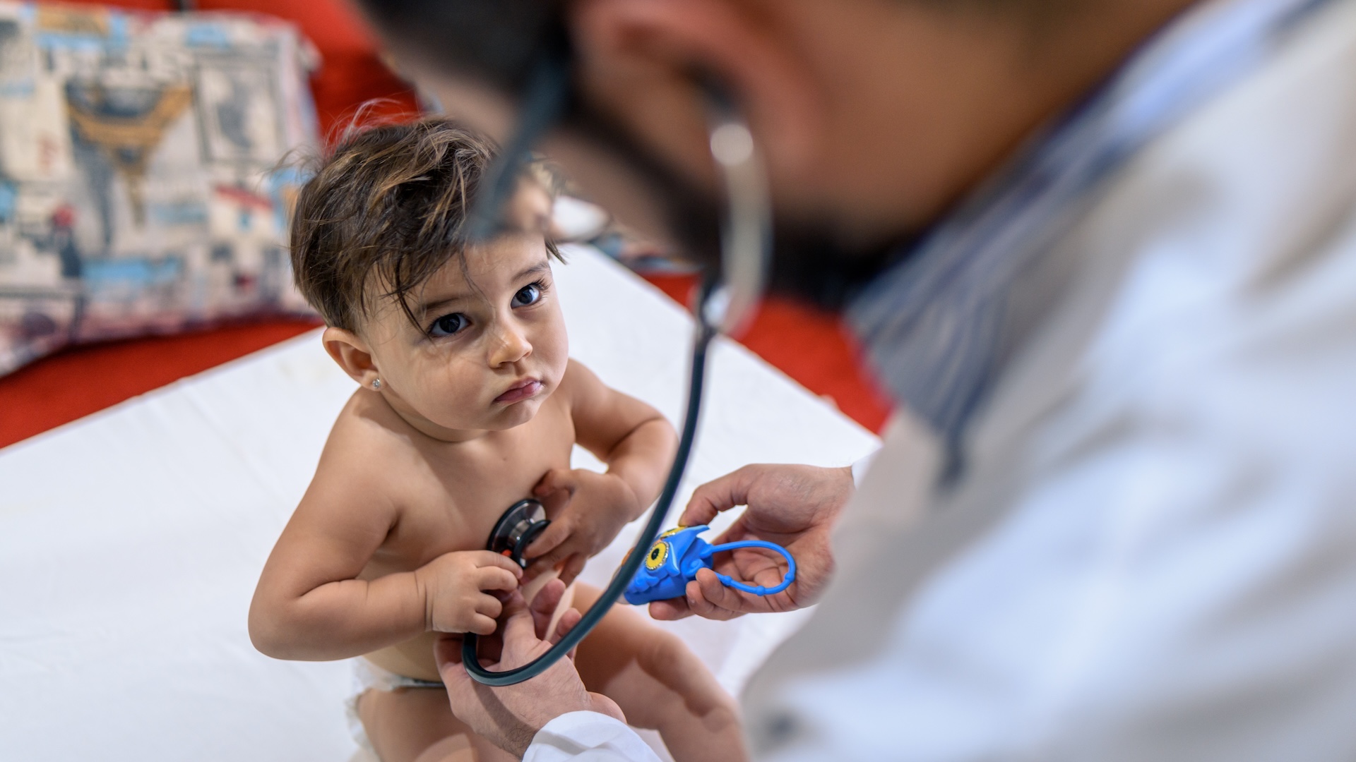 Healthcare support for a child receiving medical care through Leila's Friends Association